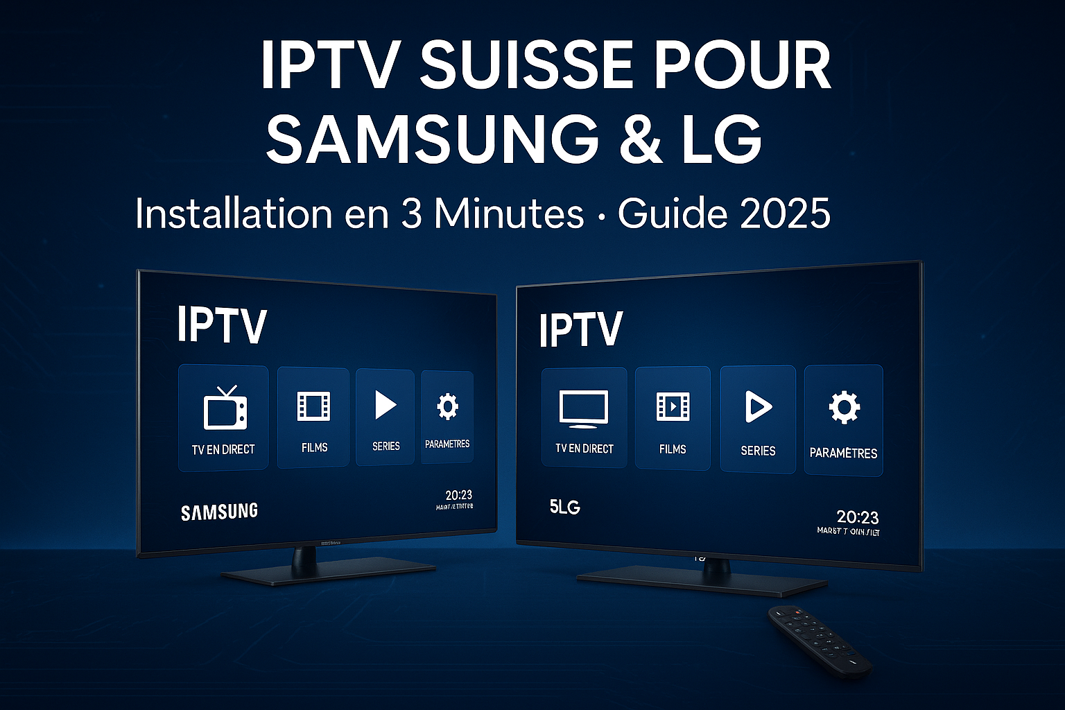 IPTV Suisse pour Samsung & LG : Installation en 3 Minutes (Guide 2025)